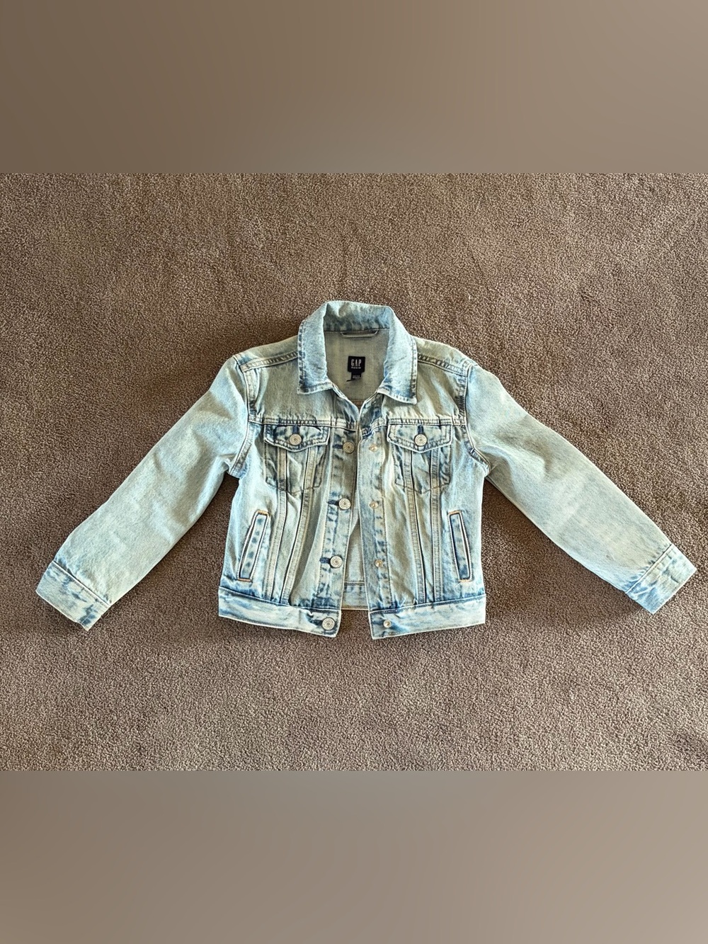 GAP Light Denim Kids Jean Jacket - Light Blue